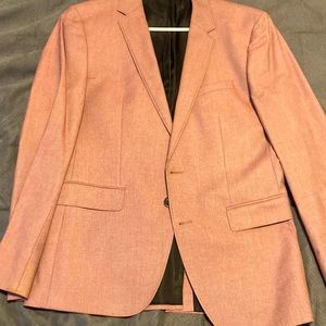 red birdseye blazer from Hugo by Hugo Boss